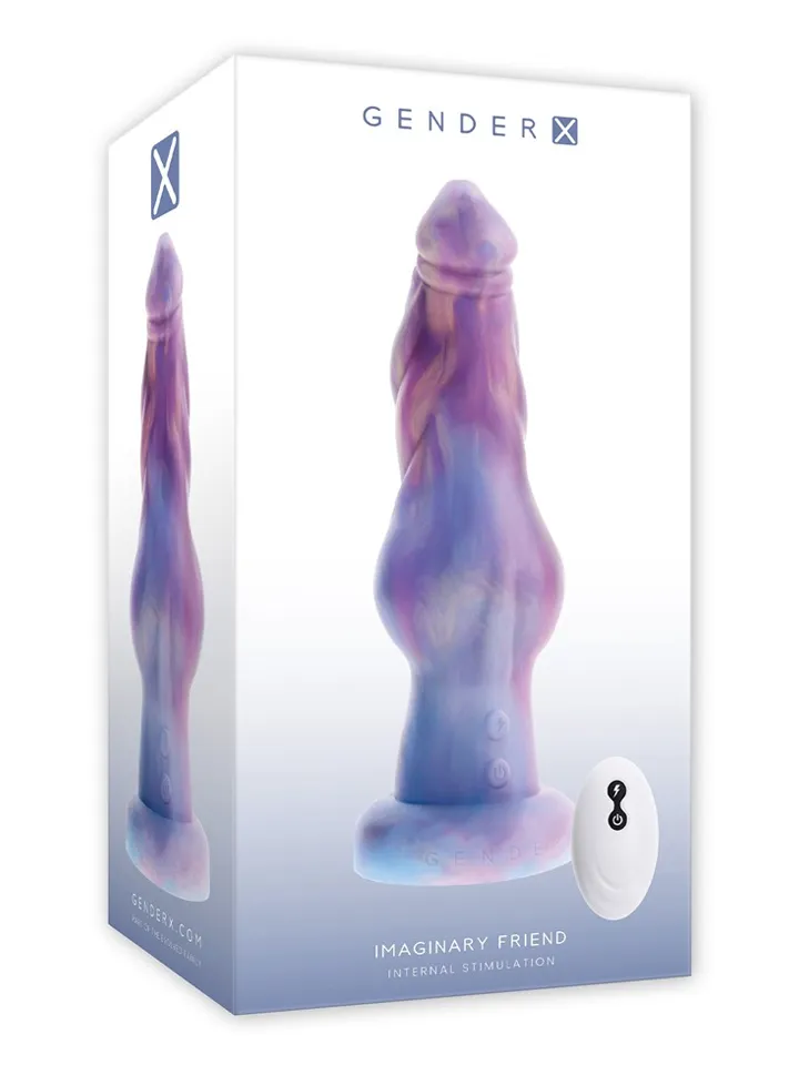 Imaginary Friend Girthy Vibtrating Dildo - Dragon dildo 0