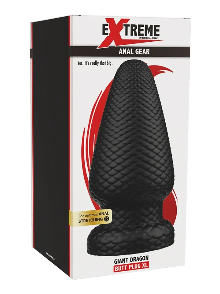 Giant Dragon Butt Plug PVC XL - XL Buttplug 0