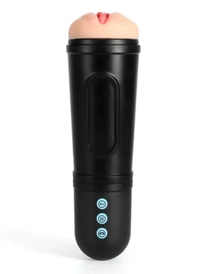 Addax Hands Free Masturbator & Vibrating Sleeve - Masturbator oral med vibration 0