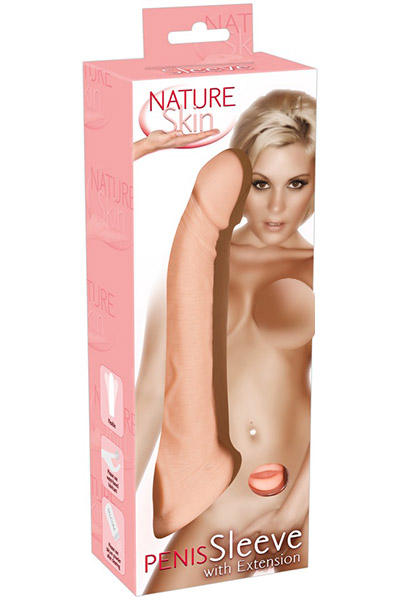 Penis Sleeve With Extension - Penisförlängare/Sleeve 0