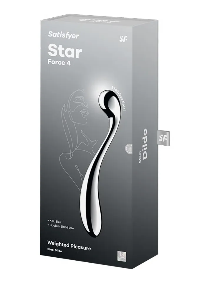 Satisfyer Star Force 4 - Ståldildo 0