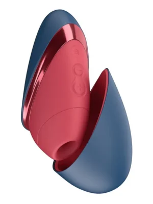 Womanizer Next Liberty Pleasure Air Stimulator Blue/Red - Lufttrycksvibrator 0