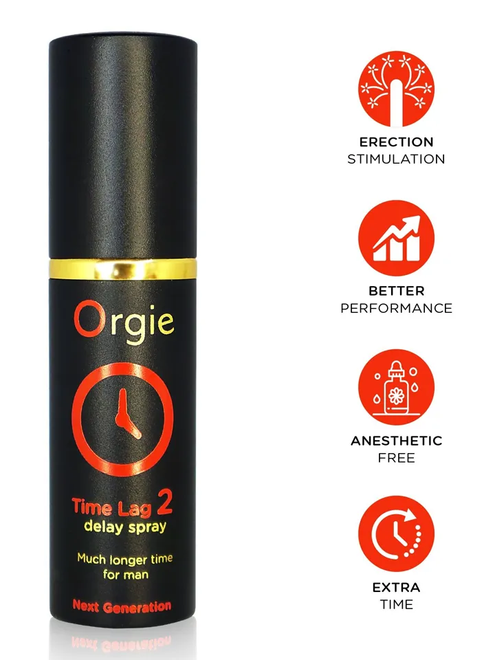 Orgie Time Lag 2 Delay Spray 10 ml - Uthållighetshöjande spray 0