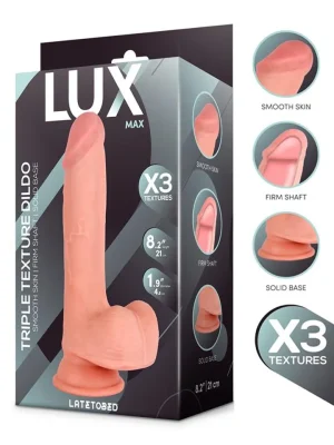 Max Triple Density Dildo 21 cm - Realistisk dildo 0