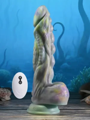 Monster's Ball Vibrating Thrusting Dildo - Dragon dildo 0