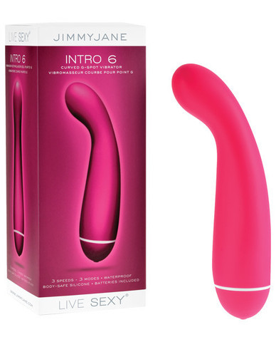 INTRO 6 CURVED G-SPOT VIBE PINK-1