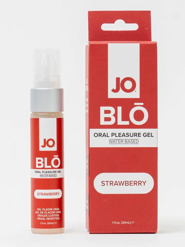 JO BLO Oral Pleasure Gel Strawberry 30ml - Bättre oralsex 0