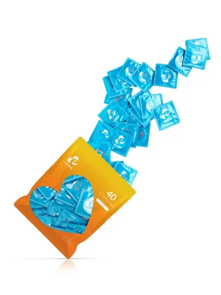 EasyGlide Flavored Condoms 40-pack - Kondomer 0