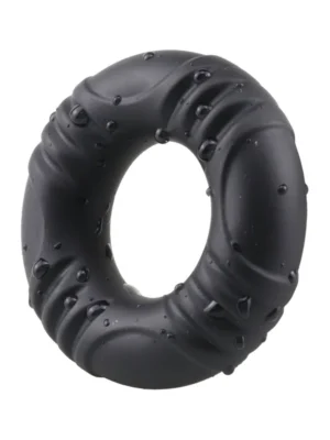 Great Fit Silicone Cock Ring Black - Penisring 0