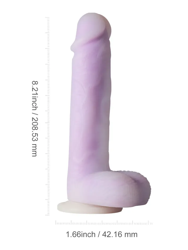 Phantom Realistic & Rotating Dildo 21 cm - Dildo med vibrator 0