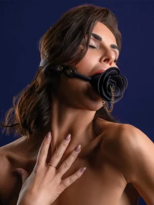 Taboom Rose Ball Gag With Plug - Gagball 0