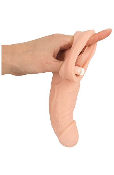 Penis Sleeve With Extension - Penisförlängare/Sleeve 0