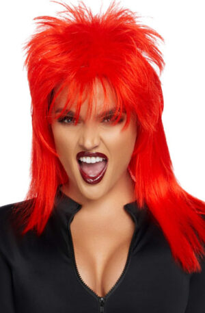 Leg Avenue Unisex Rockstar Wig Red - Peruk 0
