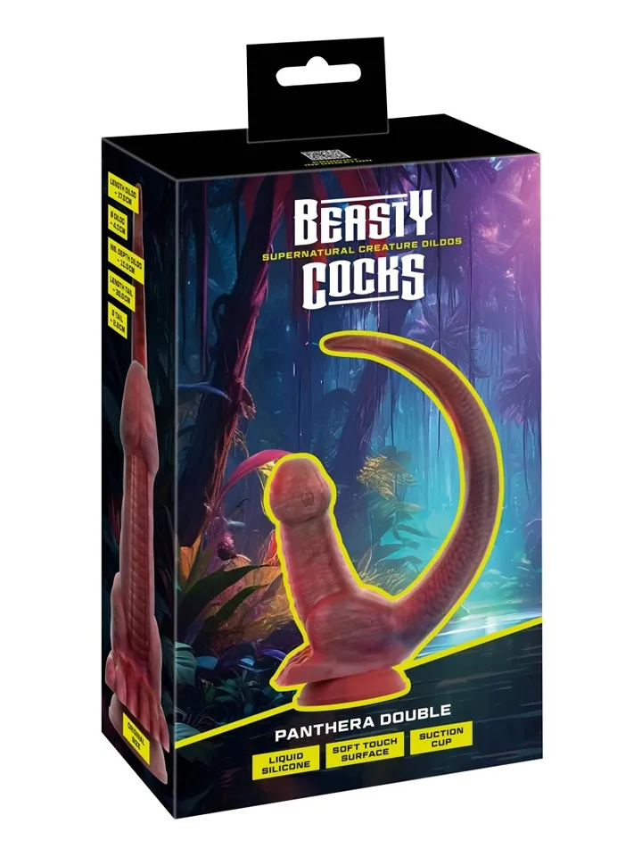 Beasty Cocks Panthera Double Dildo - Dragon dildo 0