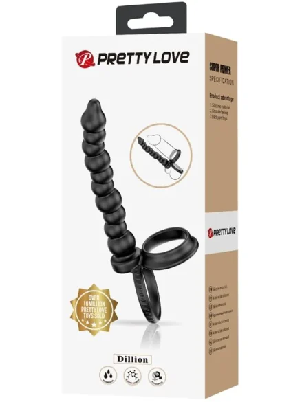 Dillion Double Penetration Cock Ring - Penisring dubbelpenetration 0