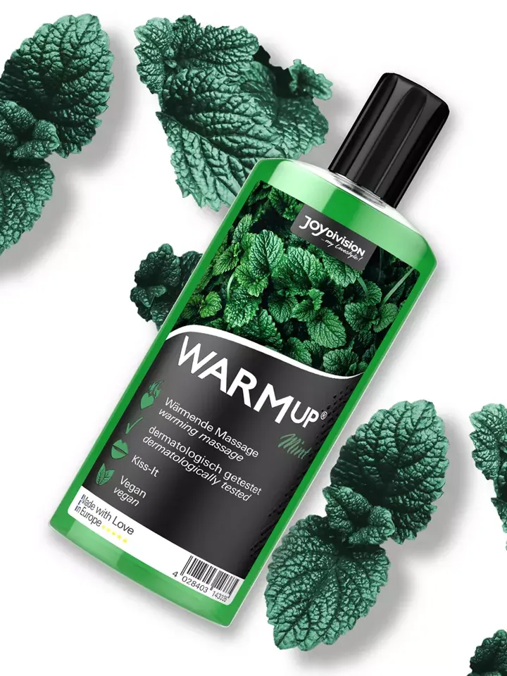 Joydivision Warm-up Massage Oil Mint Scent 150 ml - Massageolja 0