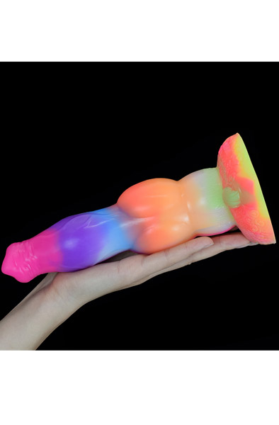 Siren Glow-in-The-Dark Dildo 21,5 cm - Dragon dildo 0