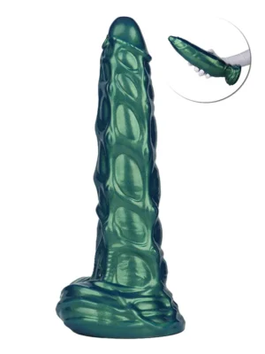 Inflatable Monster Dildo Green 24 cm - Uppblåsbar dildo 0
