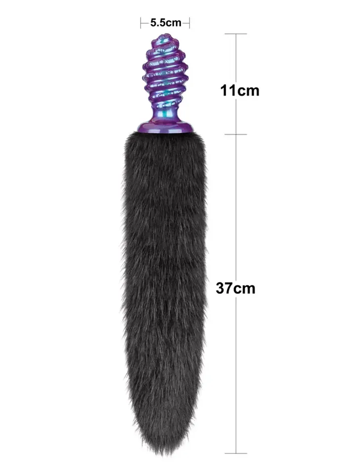 Lovetoy MystiTail Anal Plug With Tail 11 cm - Analplugg med svans 0