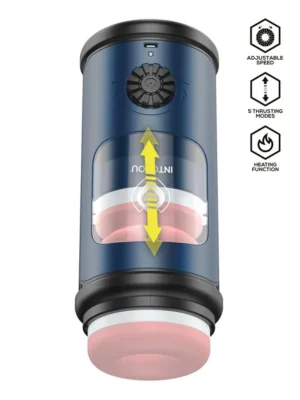 Tenkro Masturbator With Thrusting & Heat - Masturbator med motor 0
