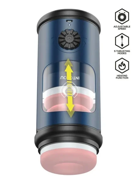 Tenkro Masturbator With Thrusting & Heat - Masturbator med motor 0