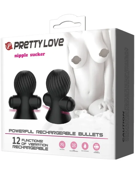 Nipple Suction Vibrator Kit - Nipple suckers med vibration 0