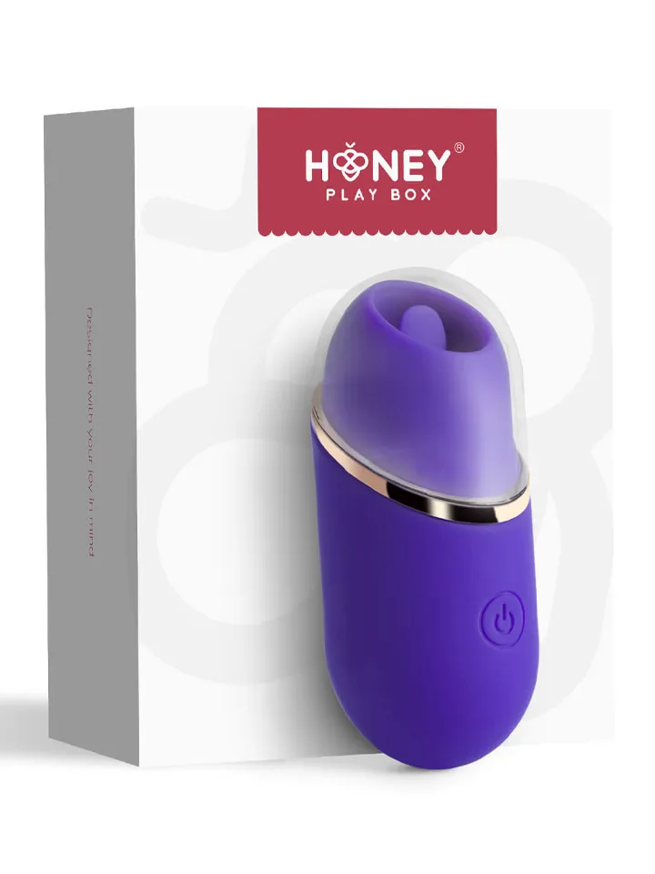 Abby Mini Clit Licking Vibrator Tongue - Klitorisstimulator 0