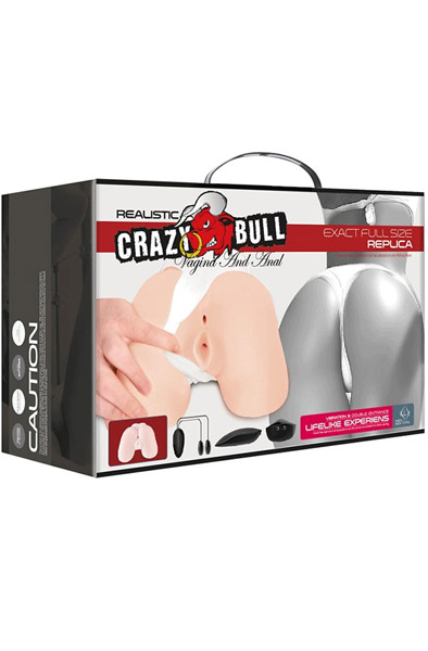 Crazy Bull Vibrating Vagina & Anal Stimulator - Sexdocka 0