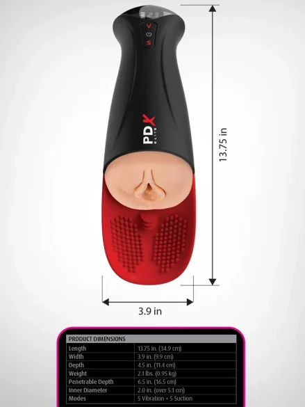 Pipedream PDX Elite Fuck-O-Matic Pro XL - Automatisk Masturbator 0