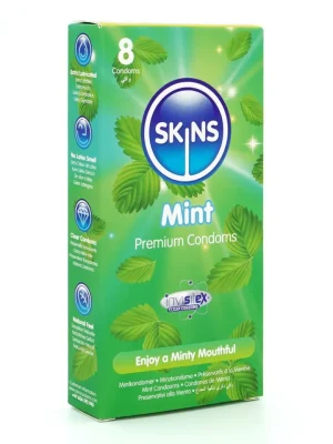 Skins Mint Condoms 8-pack - Kondomer 0