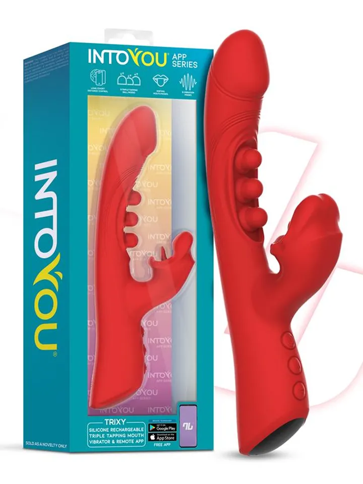 Trixy Vibrator With Tapping, Biting & App - Appstyrd rabbitvibrator 0