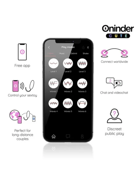 Vibro-Rotating 360 Silicone Egg With App - Appstyrt vibrerande ägg 0