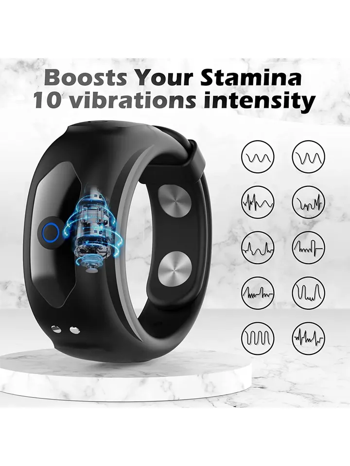 Adjustable Vibrating Penis Ring - Penisring med vibrator 0