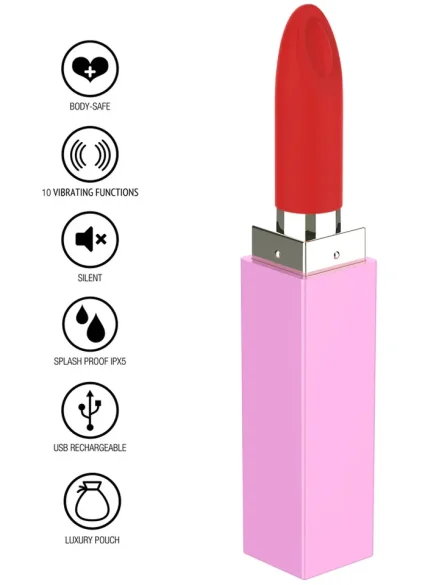 Sealed With A Kiss Lipstick Vibe - Läppstiftsvibrator 0