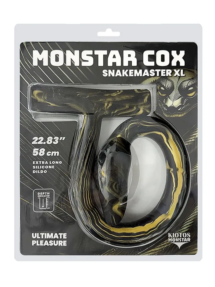 Monstar Cox Snakemaster XL 58 cm - Extra lång analdildo 0