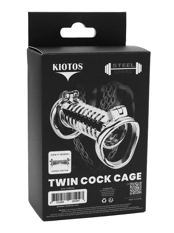 Kiotos Twin Cock Cage - Penisbur 0