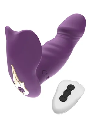 Wearable Vibrator With Remote Purple - G-punktsvibrator 0