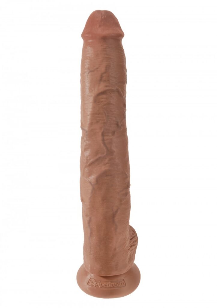 KING COCK 14'' COCK WITH BALLS TAN-4