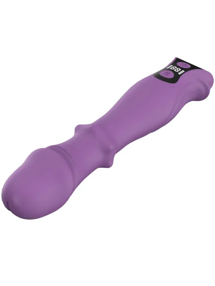 3-in-1 Vibrating Dildo With LCD Display - Dildo med vibrator 0