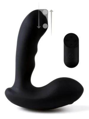 Prostate Vibrator With Remote Control - Prostatastimulator 0