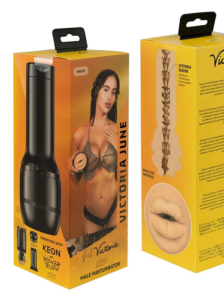 Kiiroo FeelStar Victoria June Mouth Stroker - Lösvagina 0