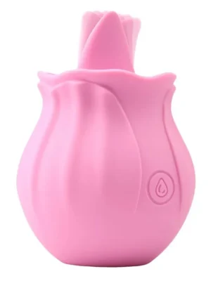 Rose Stimulator With Licking Tongue - Klitorisstimulator 0