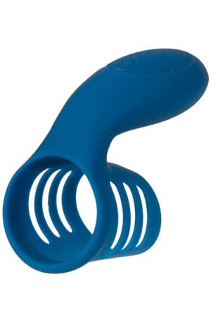 Vibrating Silicone Clit Tickling Ring - Penisring med vibrator 0