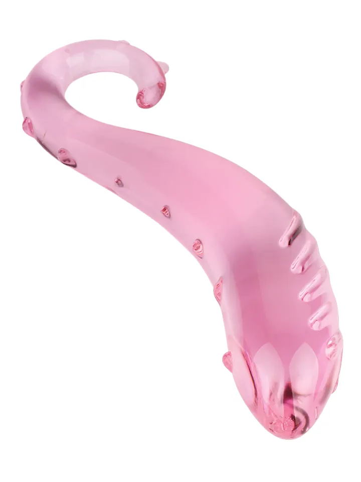 ToyJoy Glass Worxx Sparkle G-Spot Dildo - Glasdildo 0
