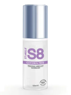 S8 Glycerin Free Lubricant 125 ml - Vattenbaserat glidmedel 0