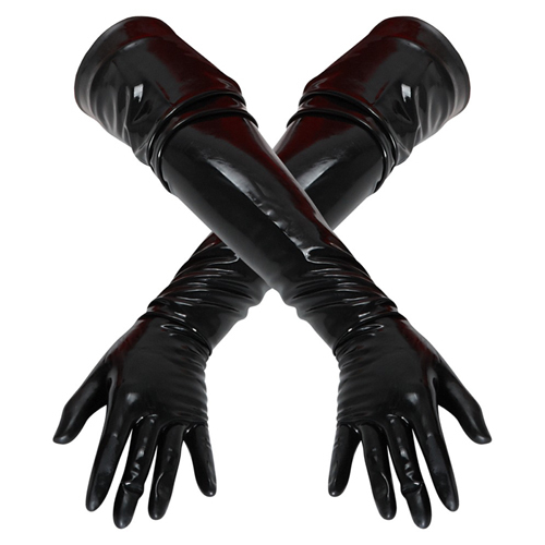 Latex Gloves - XL / Black | Fetish för Henne - Fetish Handskar och Accessoarer - Bästsäljare - bästsäljare - Latex kläder och tillbehör - Sale 2021 | Intimast