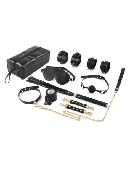 8-pcs Bondage Kit With Storage Bag - Bondage paket 0