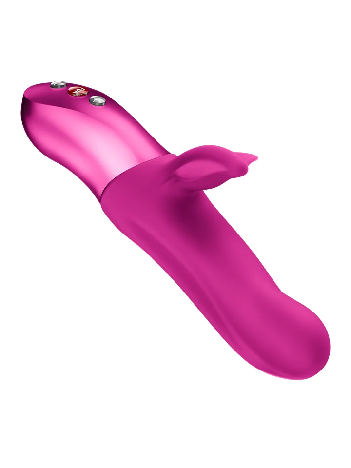 Fun Factory Bi Stronic Fusion Thrusting Rabbit Magenta - Rabbitvibrator 0