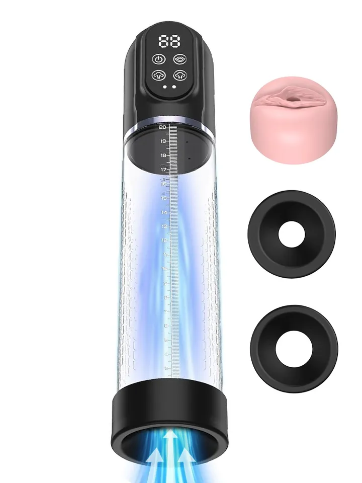 Automatic 2-in-1 Penis Enlargement Hydro Pump - Automatisk penispump 0
