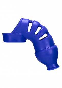 Lockdown Chastity Cage Blue-1